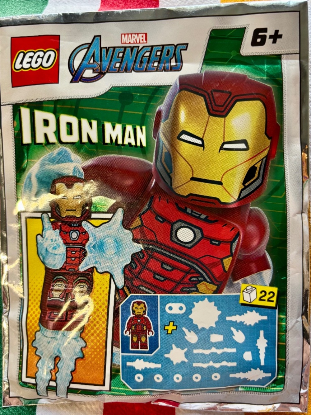 LEGO MARVEL AVENGERS "Iron Man foil pack #2" 242210-1 UNOPENED